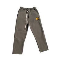Image 1 of unisex beach club relaxed fit straight leg sweatpant - brown