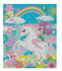 Image 2 of Fluff - Unicorn Full Size Diamond Painting by Miss Fluff