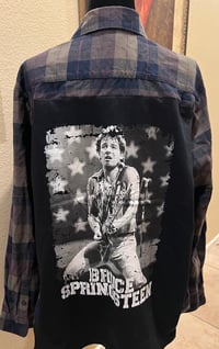 Vintage Black/Green Flannel Shirt Bruce Springsteen