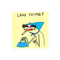 Image 3 of lady things Bubble-free stickers 
