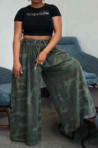 Image 3 of CAMO Wide Leg DIVA Pants