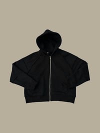 Image 1 of FAULTLINE / Structured - Zip up hoodie [ black ]
