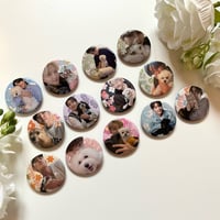 Seventeen & Pets Button Badge 