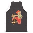 Anchor's Away Unisex Tank Top- Coral Mermaid
