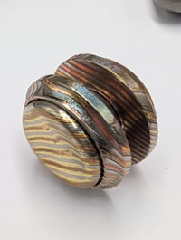 Image 1 of Preorder New Linkage Button---DOME in Mokume