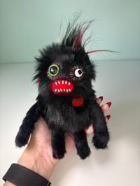 Image 4 of Small Weighted Monster w/ Heart - Black