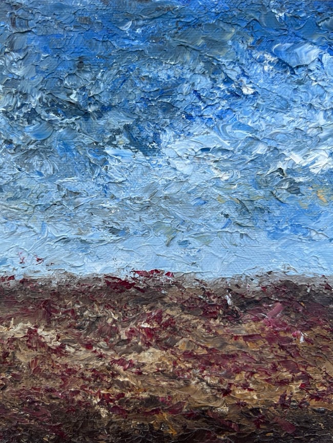 Original Oil Painitng: “Dessert Sky”