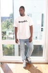 vbay / white bayski / t shirt 