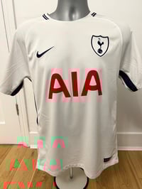 Image 2 of Tottenham Hotspur “DEMBELE 19” 2017/18 Home Shirt + UCL patches, M