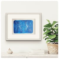 Image 2 of Field Lines for Two Equal and Opposite Point Charges– Original Painting