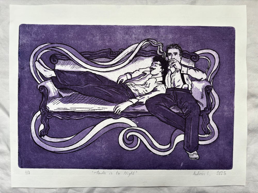 Image of Tender is the Night (intaglio print)