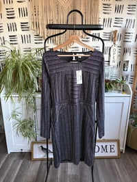 Image 4 of NWT black metallic dress