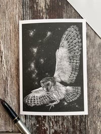 Image 2 of Of Starlight and Feathers ~ Greetings Card