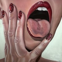 Image 1 of “Flesh and Fascets” original oil painting 