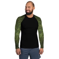 Image 1 of Enigma Camo Green Men's Rash Guard  