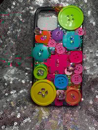 Image 2 of Colorful  button iPhone case