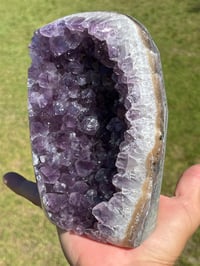Image 7 of Amethyst Base Cut Polished Edge #1221