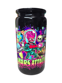 Image 1 of ACK! ACK! 16oz Plastic can cup with lid