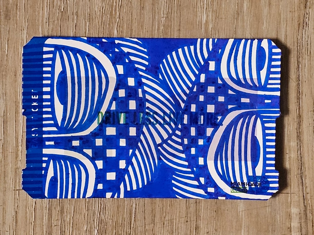 Image of Original Drawn on MDC Transit Pass