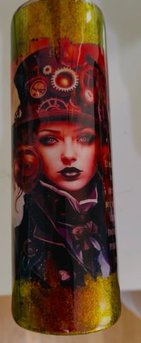 Image 1 of 30 oz Skinny Steampunk  #7