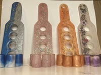 Image 5 of Shot Glass Tray Set Ice Pink