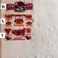 Image 5 of UV DTF NFL Football Tumbler Wraps