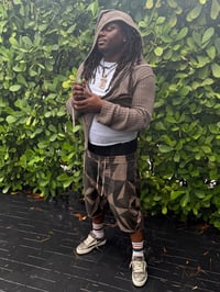 Image 3 of '14 Rick Owens Drkshdw Geometeric Camo Pod Shorts - 36