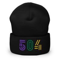 Image 2 of Mardi Gras 504 Cuffed Beanie