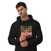 "QUEER TRANS PEOPLE ARE DIVINE" (2020) Unisex eco raglan hoodie