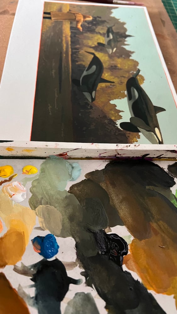 Image of -go here, go fast- (study) 