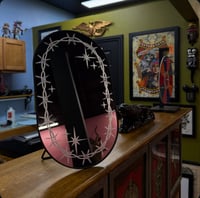 Image 1 of Barbed wire table top mirror