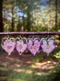 Image 3 of Heart of Larkspur Earrings 