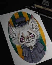 Image 1 of WHITE VAMPIRE (ORIGINAL ILLUSTRATION)