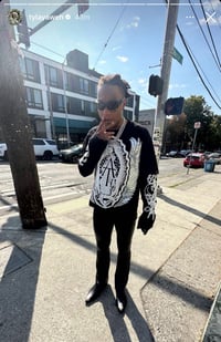 Image 4 of “BLESS FASHION” Double Layer Crop Mesh Shirt 