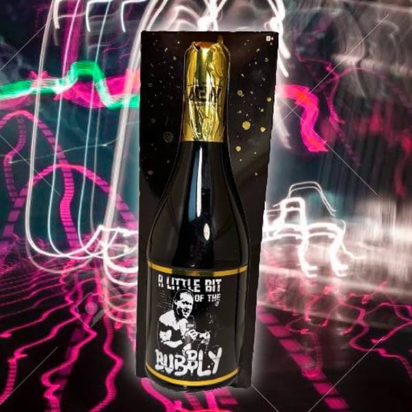 Image of AEW Chris Jericho “a little bit of the bubbly” wrestling figure 