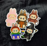 Image 2 of Pumpkin Labubu Halloween Sticker