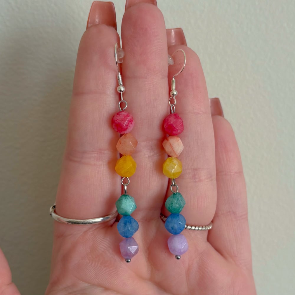 Image of pride earrings
