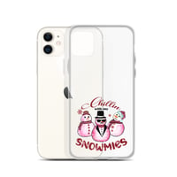 Image 3 of Chillin' with my Snowmies, iPhone Case