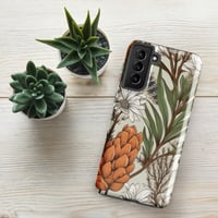 Image 21 of Art Nouveau Inspired Light and Airy Boho Floral Sketch Tough case for Samsung®