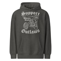 chopper sign grey hoodie