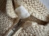 vintage hand knit SKULL and crossbones sweater