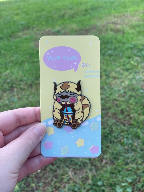 Image of Flying Bison Enamel Pin