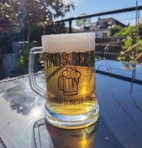 Image 2 of Dad's Beer Stein Glass