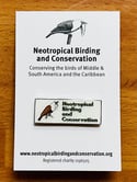 Neotropical Birding and Conservation Logo Pin Badge