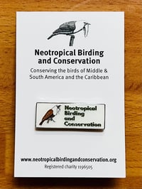 Image 2 of Neotropical Birding and Conservation Logo Pin Badge