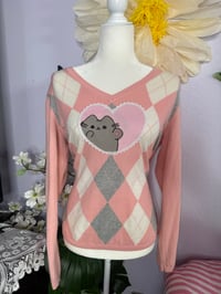 Image 4 of Pusheen argyle sweater 💕🐾 (M/L)
