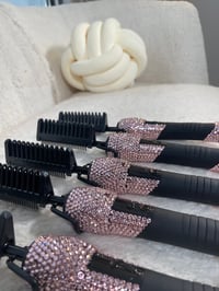 Image 2 of Pink rhinestone hot comb 