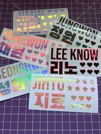 Image 3 of Custom Bias Name Decal Deco Set