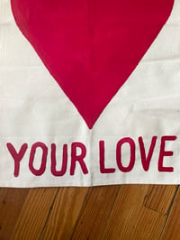 Image 2 of 'Gimme All Your Love' Painted Wall Banner