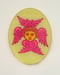 Image of Cherub Oval Pastel Yellow/Pink